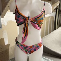 Two Piece, Swimsuit Multicolor, Thong M