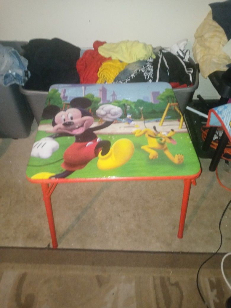 Mickey Mouse Table