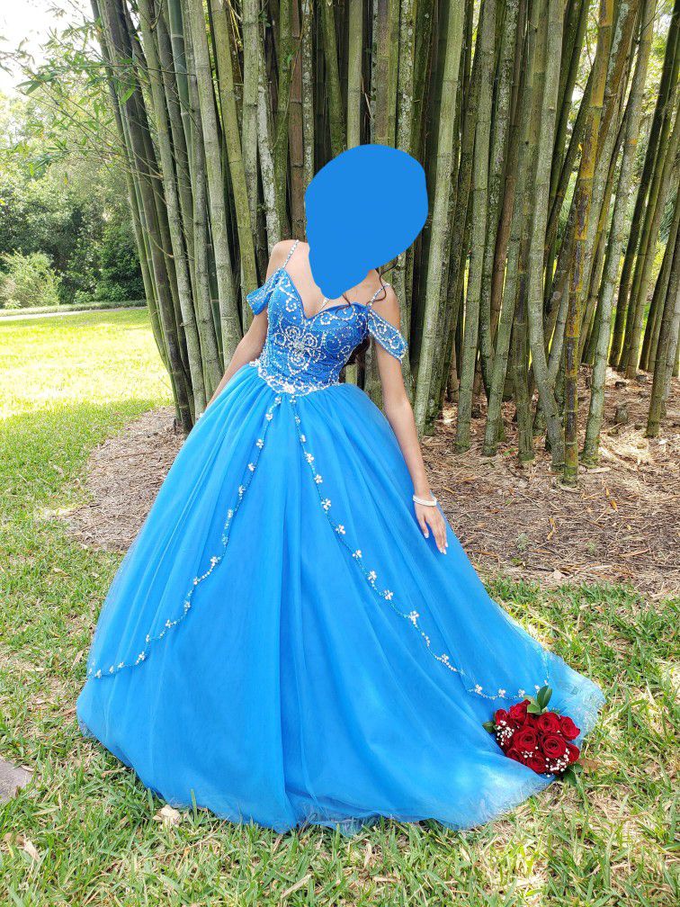 Royal Blue Quinceanera/Sweet 16 Dress