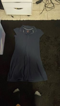 School uniform navy blue dress