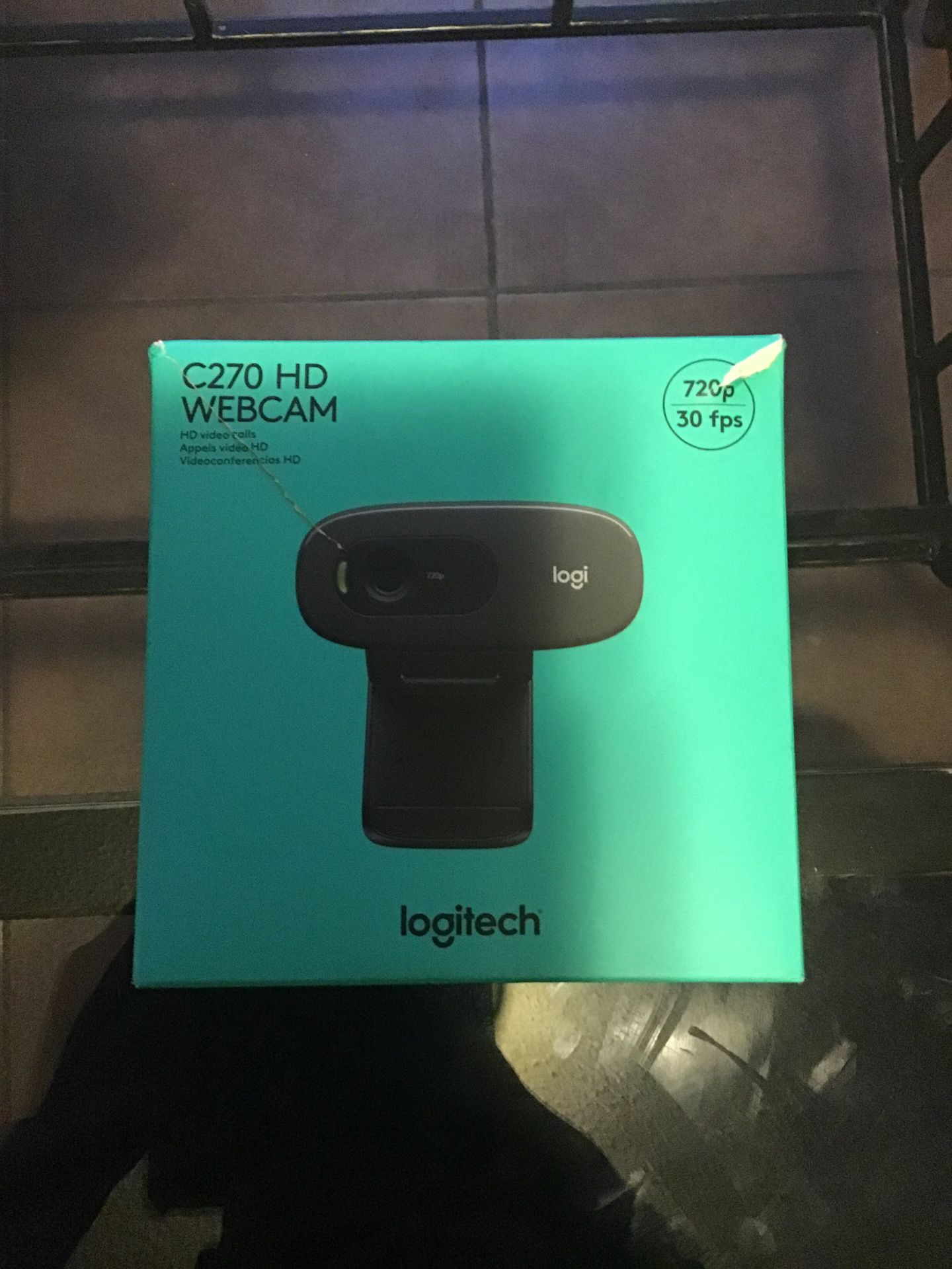 Logitech Webcam Gaming Laptop PC * Brand New Never Been Used* ( Open Box)