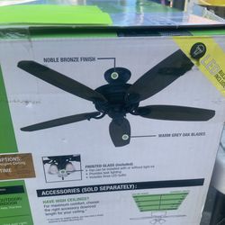 Brand New Hunter Indoor 54” Ceiling Fam. Selling For 50% Off Retail.