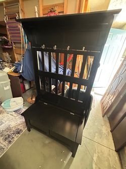 Hall Tree with Bench $50
