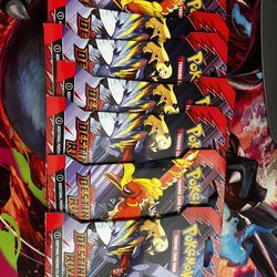 7 Pokémon Scarlet & Violet Destined Rivals Booster Packs Lot Cynthia English