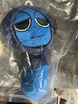 Blue Character Plush Toy