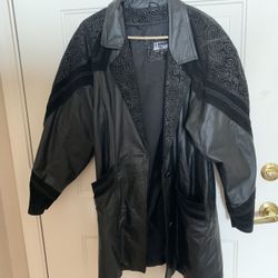 Women’s leather & suede jacket