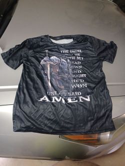 Christian Shirt Black Men Large