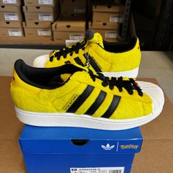 Adidas Superstar Pokemon Pikachu Yellow Men KI2858