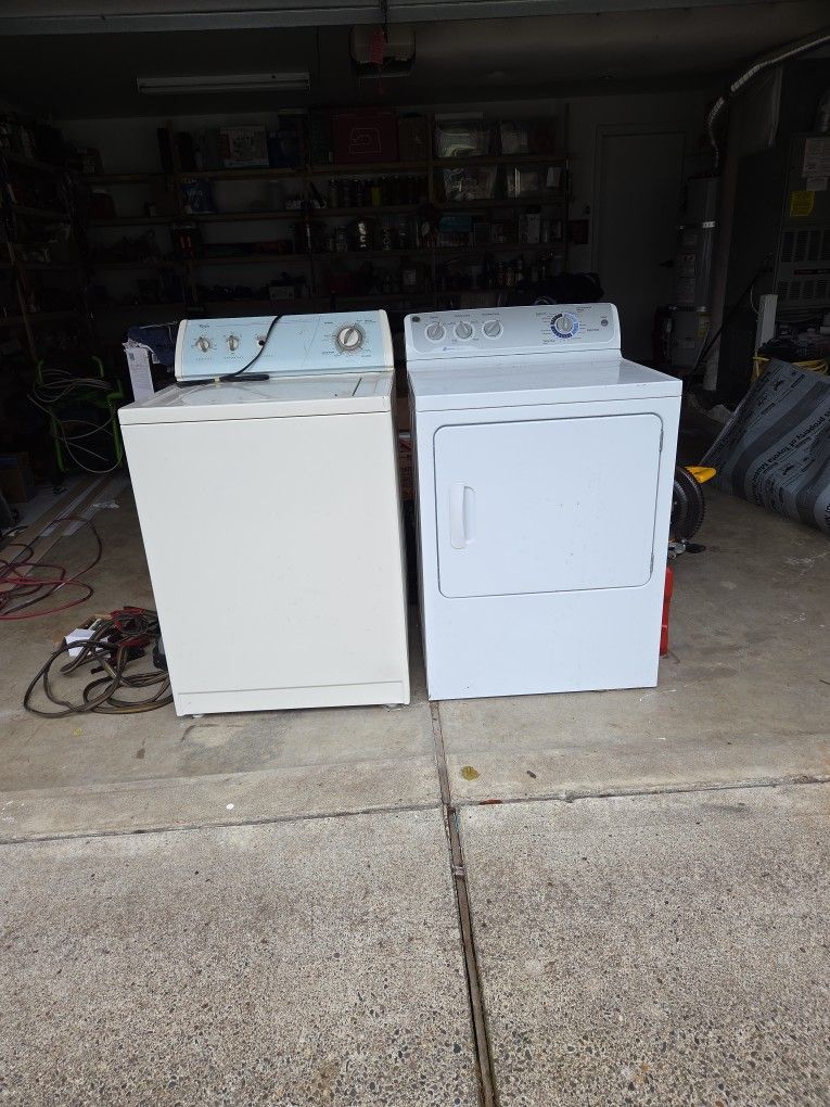 Washing Machine and dryer.