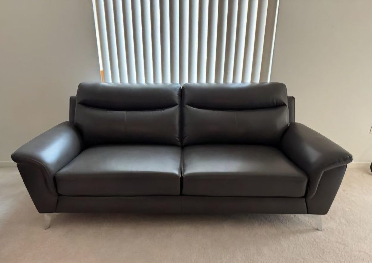 2 Leather Sofas
