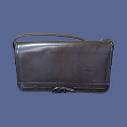 Brown Ann Taylor genuine leather purse