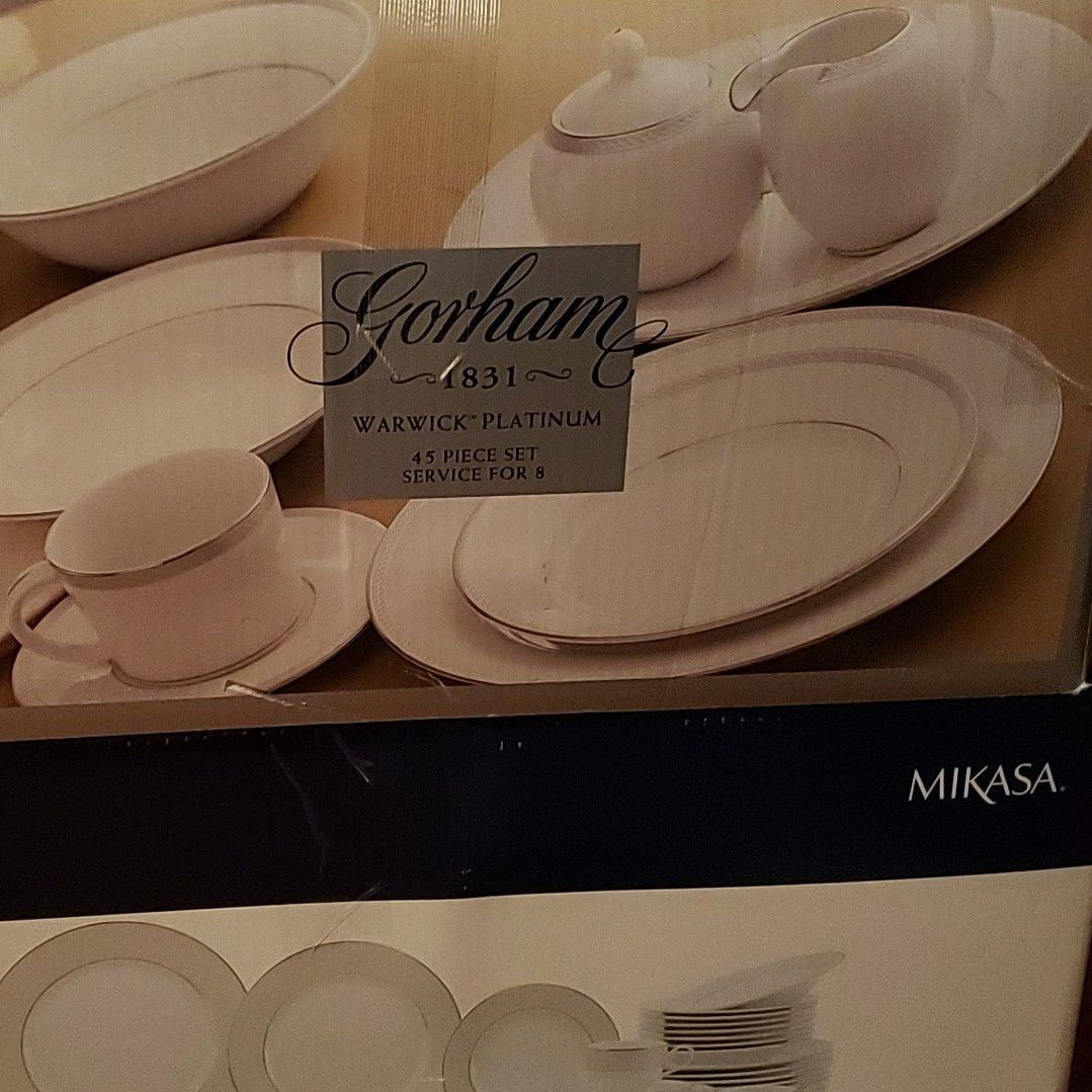 Mikasa and or Gorham fine China never opened Great Gift. 