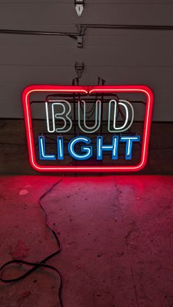 Vintage Bud light neon sign