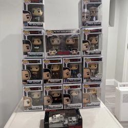The sopranos Funko Pops With the Sopranos car Set.