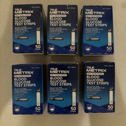 Rite Aid TRUE Metrix Blood Glucose 300 Test Strips (6 Boxes) Exp: 09-2026