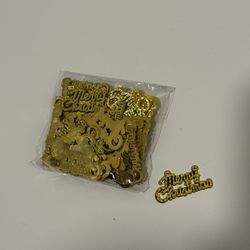 Christmas Deco & Gold Eyelet(1 side)