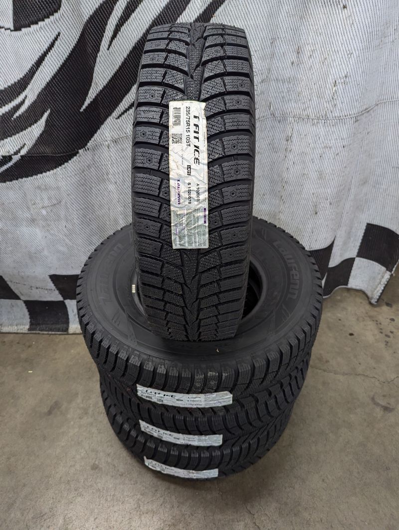 235/75r15 "Brand New" Laufenn I-Fit Ice studded or studless winter snow tires