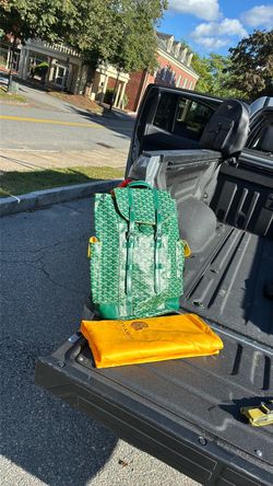 Goyard Backpack green