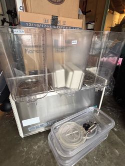 Crathco 3 bowl drink dispenser