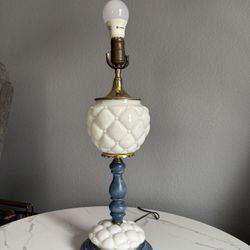 Vintage Milk-glass Lamp