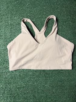 Beige Racerback Sports Bra 3xl