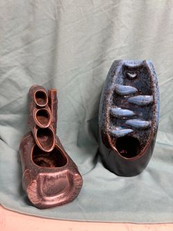 Ceramic Backflow Incense Burner Set