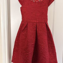 Girls Red Formal Dress 