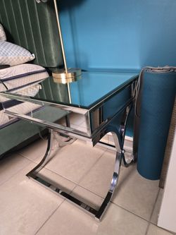 Mirrored Side Tables