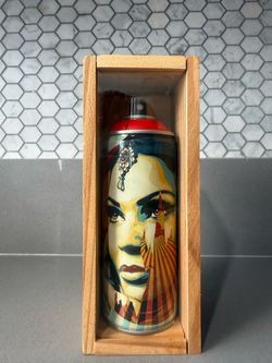 Limited Edition Art Spray Can in Wooden Box