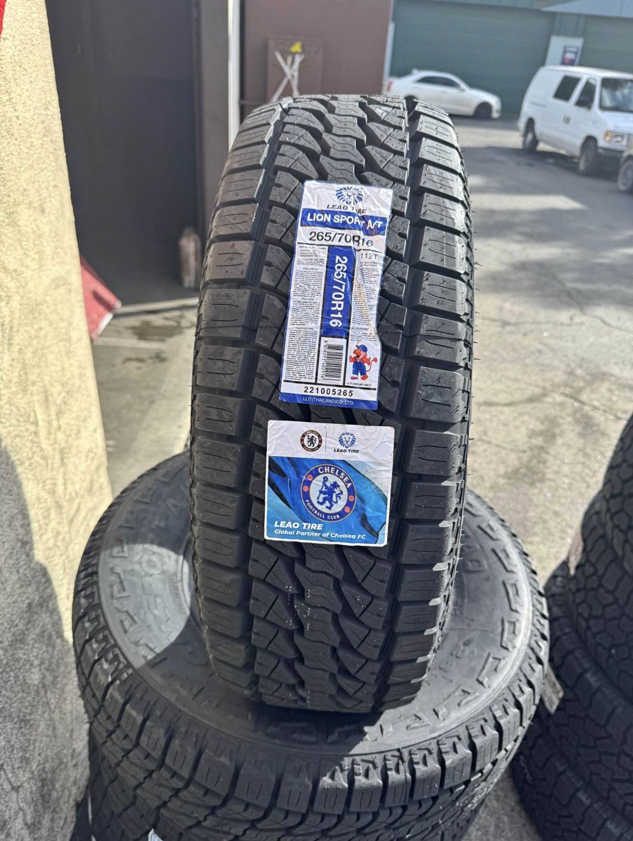 265-70-16 Lionsport All Terrain brand new 4 tires Free Mount Balance installation 265/70/16 llantas