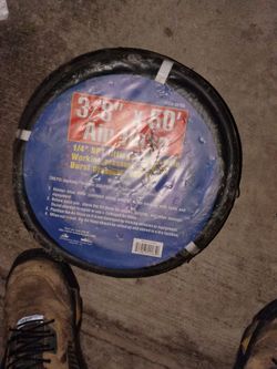 3/8 by 50 feet of high pressure hose for air tools