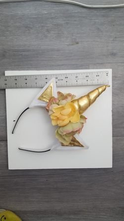 Unicorn flower headband