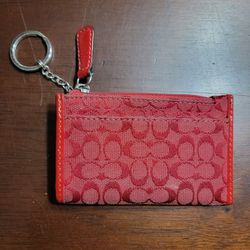 Red COACH Wallet 