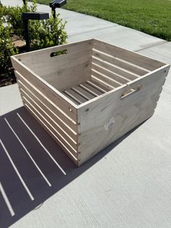 Wood Crate Decorative 