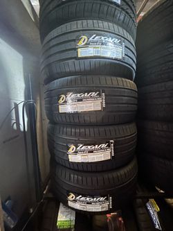 (4) New Tires P2454020 Lexani Freccia GT-S