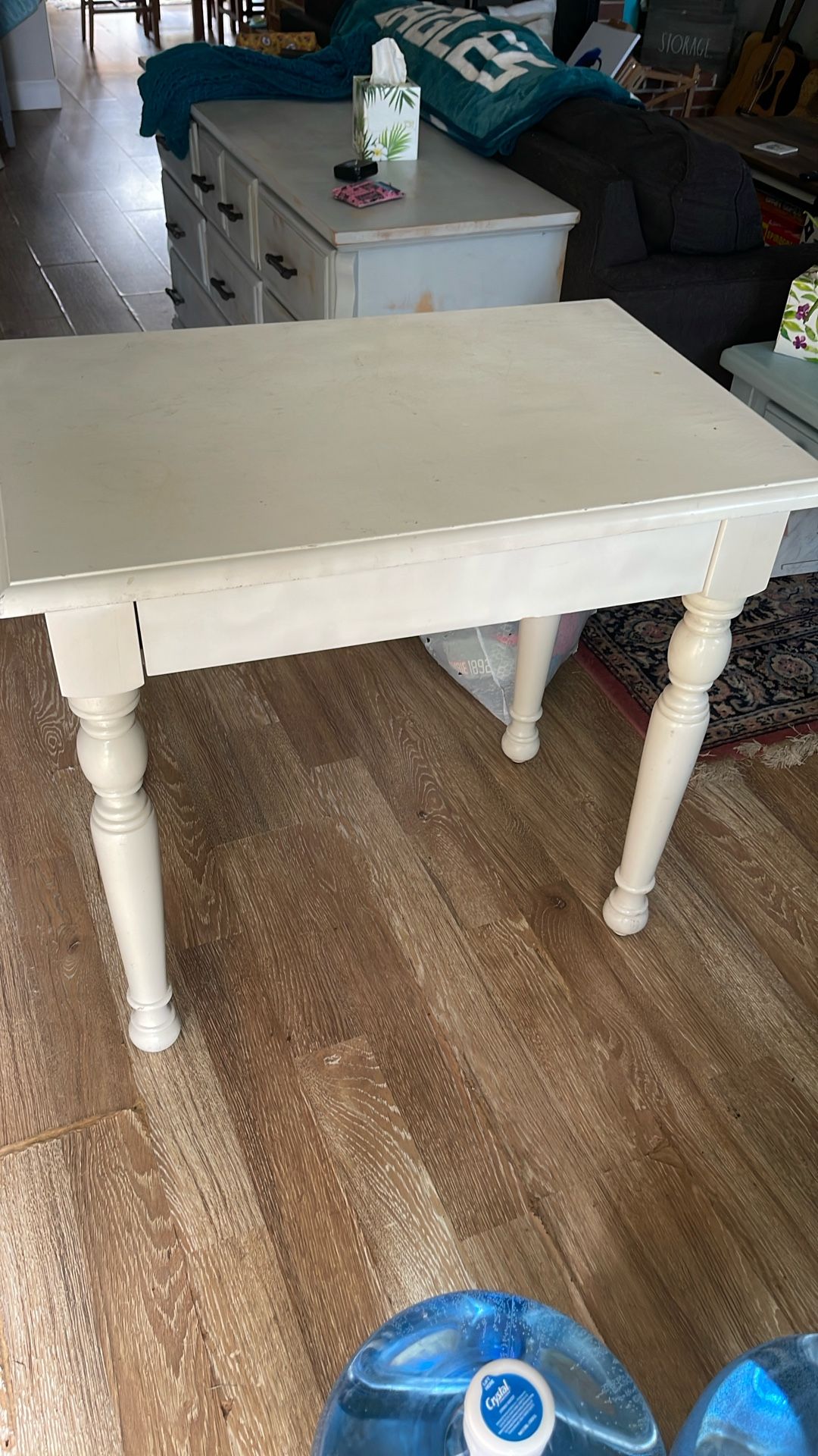 $20 Outlook International Small Solid Wood Desk, White