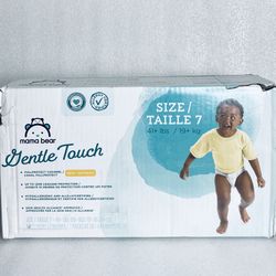 New Mama Bear Gentle Touch Size 7 41+ Lbs, 80 Diapers