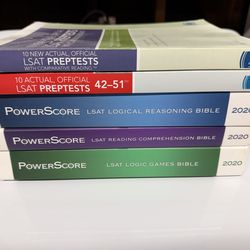 New LSAT Prep Booke (Powerscore & LSAC)