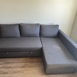 IKEA FRIHETEN Pull Out Sectional Sofa Bed
