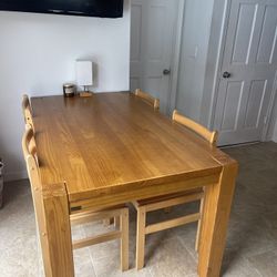 Solid Wood Dining Table