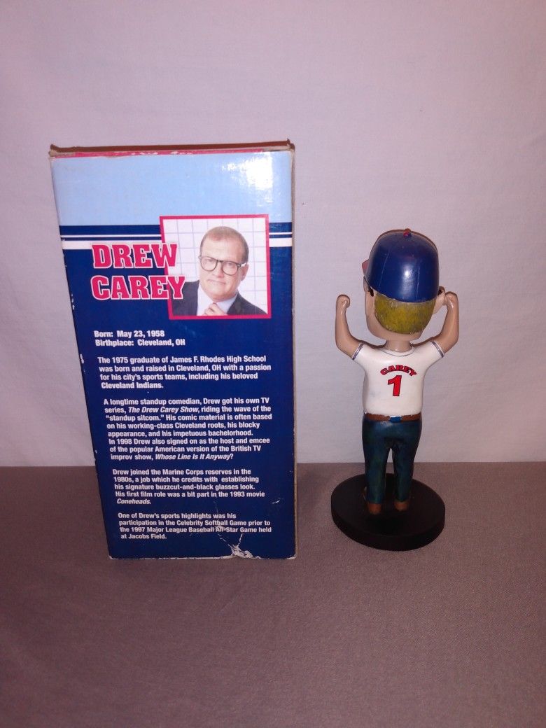 Cleveland Indians Drew Carey special edition bobblehead