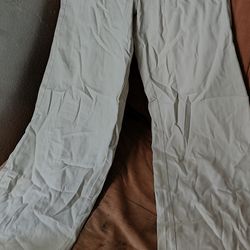 White Stretch Pants