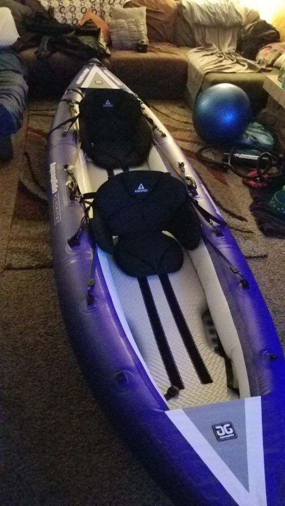 Inflatable kayak Aquaglide Klickitat HB 2