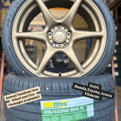 Kansai Tandems In stock!! Perfect for Hondas,Toyotas,Acuras anything 5x114 Bolt pattern 👍
