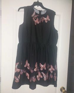 3XL women’s butterfly dress