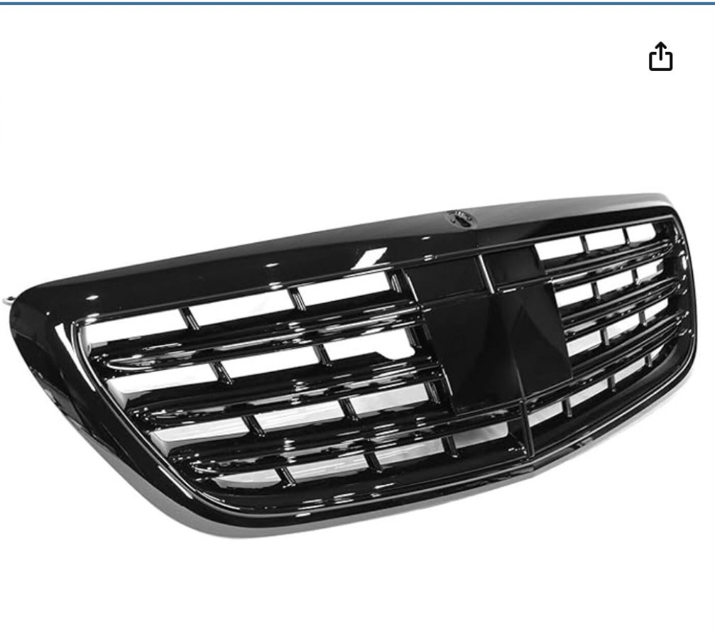 Mercedes S Class W222 Grille.  BLACK