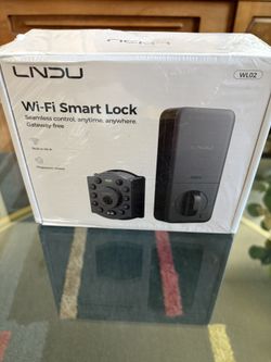 LNDU Smart WiFi Fingerprint  Lock Works With Alexa
