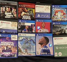 PS3,PS4,PS5 And Xbox Games