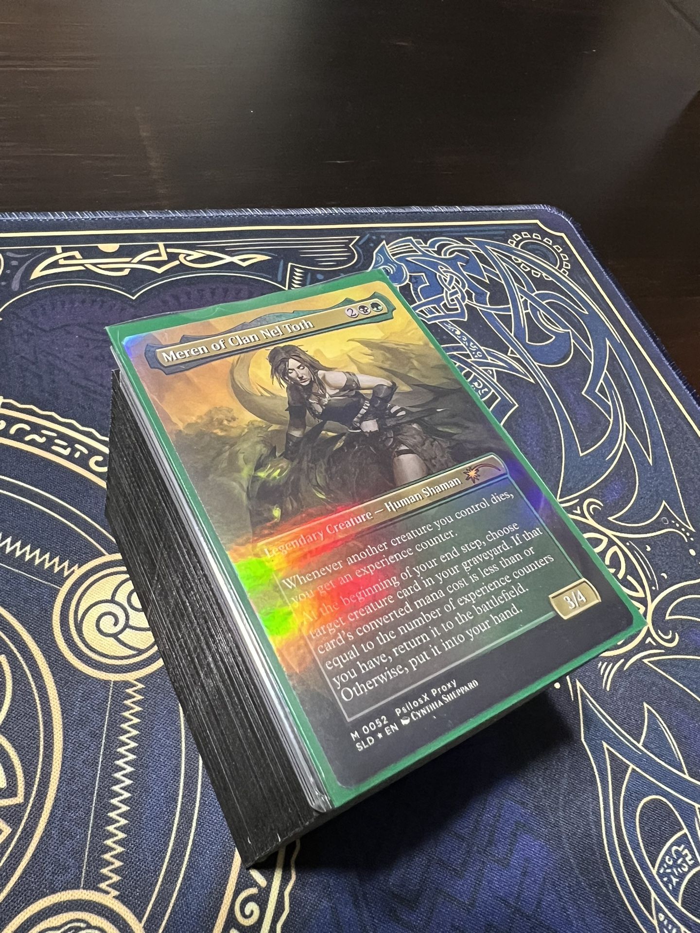 Magic The Gathering EDH Commander PROXY Deck - Meren Of Clan Nel Toth