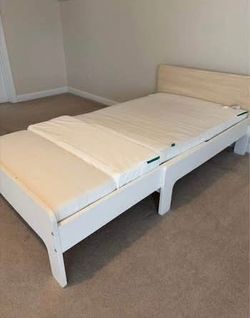 Adjustable Twin Bed with Headboard
